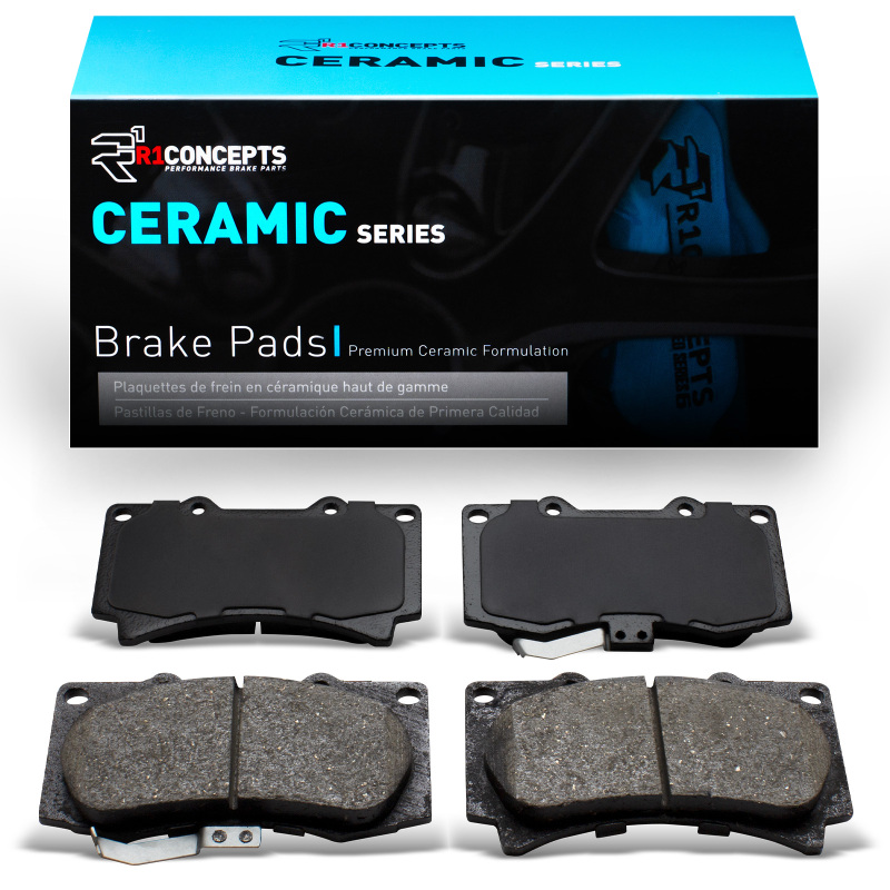 Hummer H3 Brake Pads - Front - R1 Concepts - Ceramic - `06-`10
